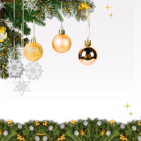 Տոնածառի խաղալիքներ N8 դեղին