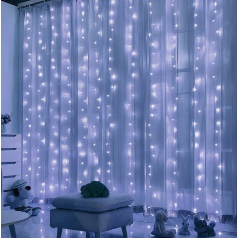 Լույս անձրև տաք սպիտակ 4 * 3, 480լ