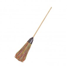 Plastic broom, height 1.2m