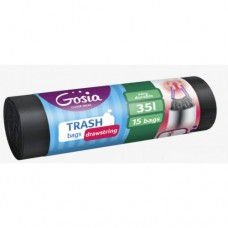 Garbage bags 35L. with ties Gosia 15 pcs.