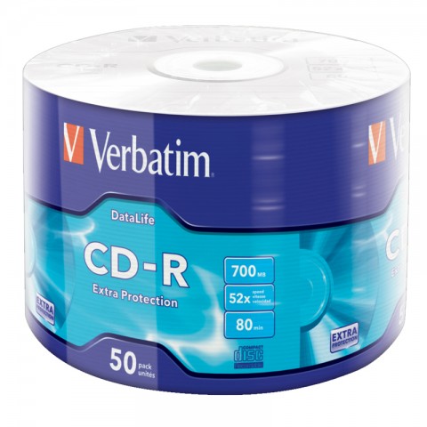 CD-R Verbatim Extra protection, 80 րոպե, 52x700մբ․