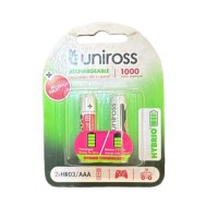 Լիցքավորվող մարտկոց Unicoss 2xhr03,AAA,2 հատ