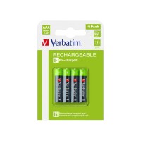 Լիցքավորվող մարտկոց Verbatim 950 mAh, AAA,1,2V, 4հատ