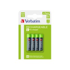Լիցքավորվող մարտկոց Verbatim 950 mAh, AAA,1,2V, 4հատ