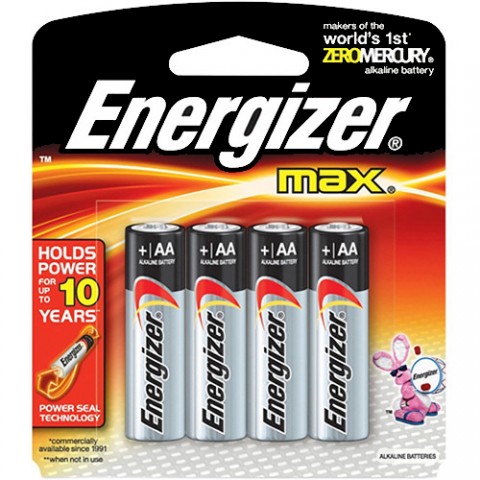Մարտկոց Energizer Max AA, 1.5V, 4 հատ