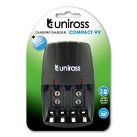 Uniross Compact charger, AA/AAA, 9V