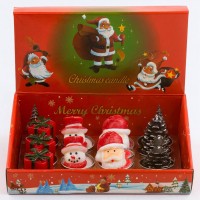 Ամանորյա մոմ «Նվեր, կոն» 12 հատ