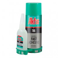 Universal super glue Akfix 125gr.