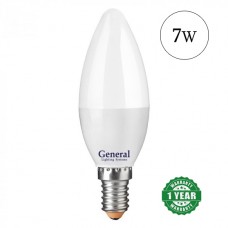 Lamp LED candle 7W E14 General 
