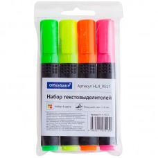 Marker highlighter Office Space 4 colors