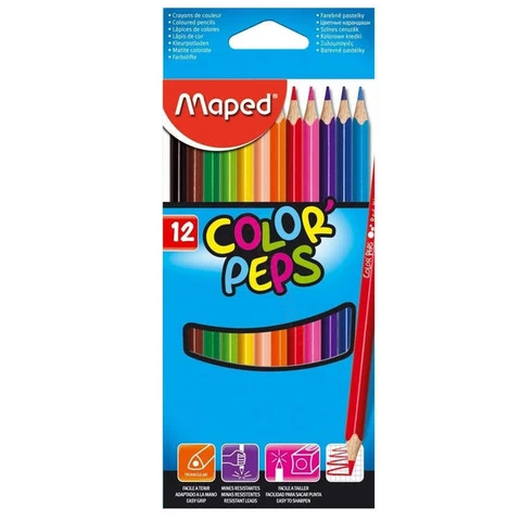 Գունավոր մատիտներ Maped, 12 գույն