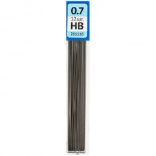 Leads for mechanical pencils 0.7mm, HB, 12pcs