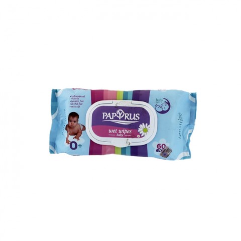 Անձեռոցիկներ մանկական խոնավ Papyrus 60 հատ