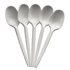 Disposable plastic spoons large
