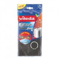 Սպասք լվանալու սպունգ մետաղական մազիկներով Vileda x2