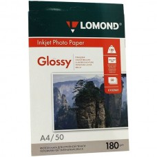 Photo paper Lomond A4, 180gr., glossy, 50 sheets