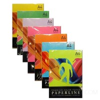 Paper A4, colored 500 sheets Paperline