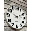 Ժամացույց Պատի Ժամանակակից, Սպիտակ/Սև 35cm