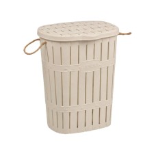 Plastic laundry basket